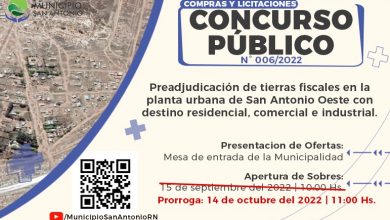 Photo of #SAO | Prórroga de la apertura de sobres del Concurso Público para la preadjudicación de tierras fiscales
