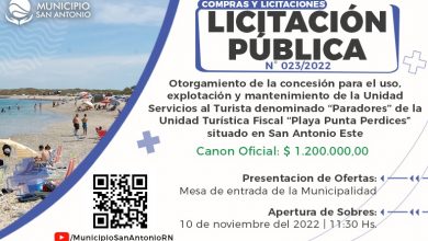 Photo of #SAE | Licitación Pública para la concesión de unidad fiscal en Punta Perdices